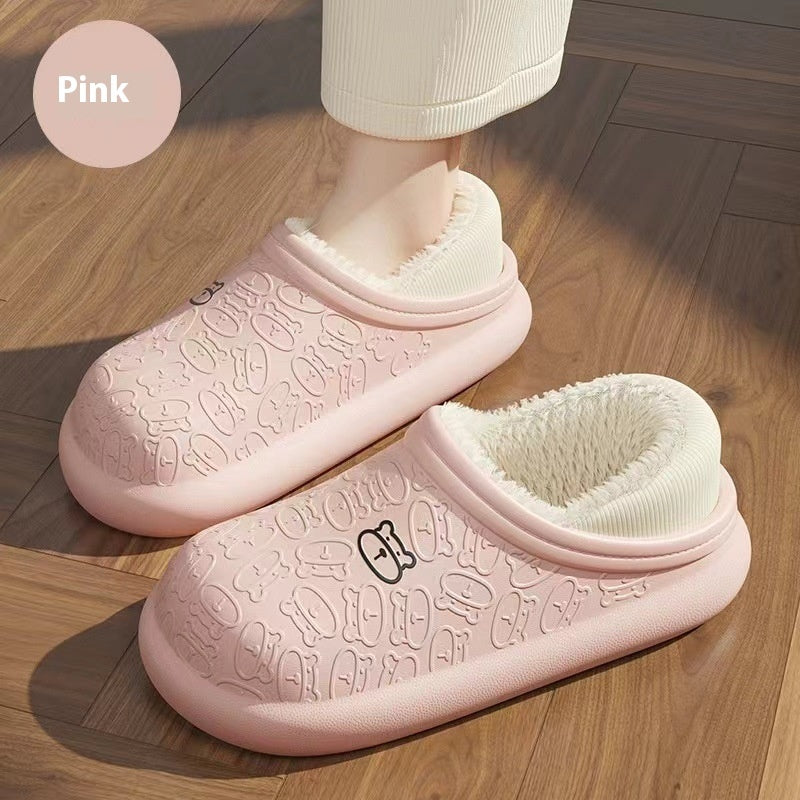 Pantuflas de Algodón para Mujer para Interior, Otoño e Invierno