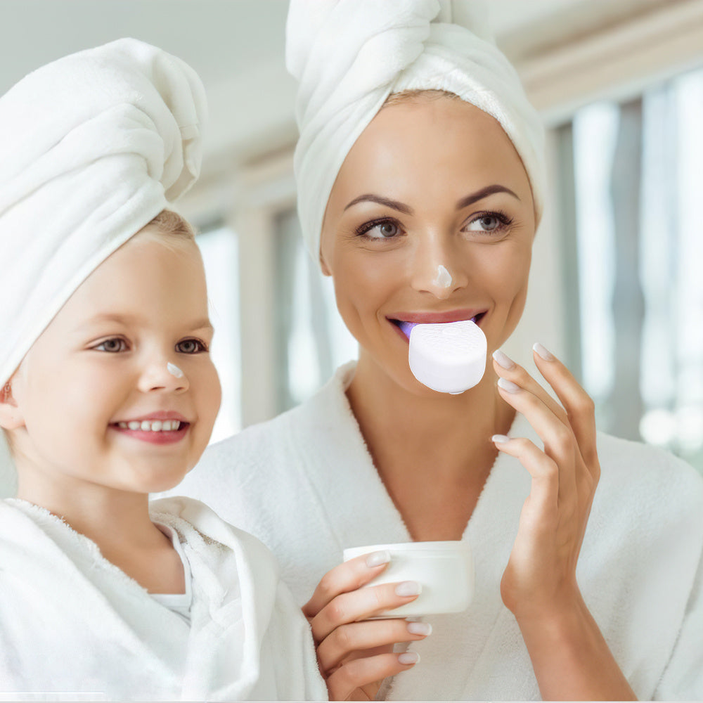 Smart elektrisk tandborste USB-laddningsbar U-formad tand