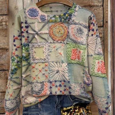 Joulusarja 3D-digitaalipainettu Pyöreäkauluksinen Pitkähihainen T-paita