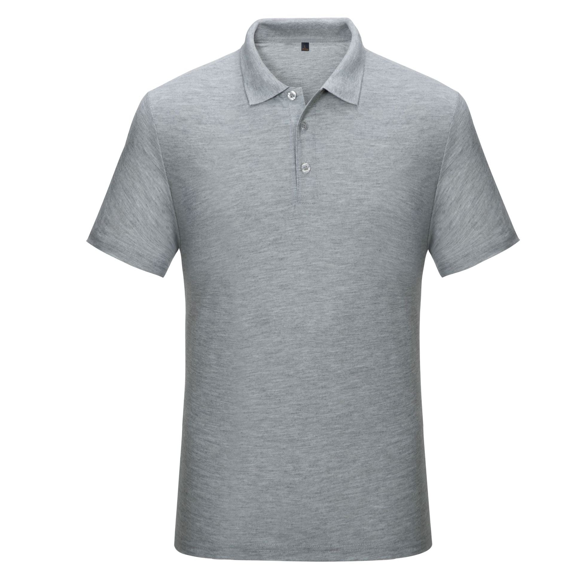 Polo fino de uniforme para oficina de color liso
