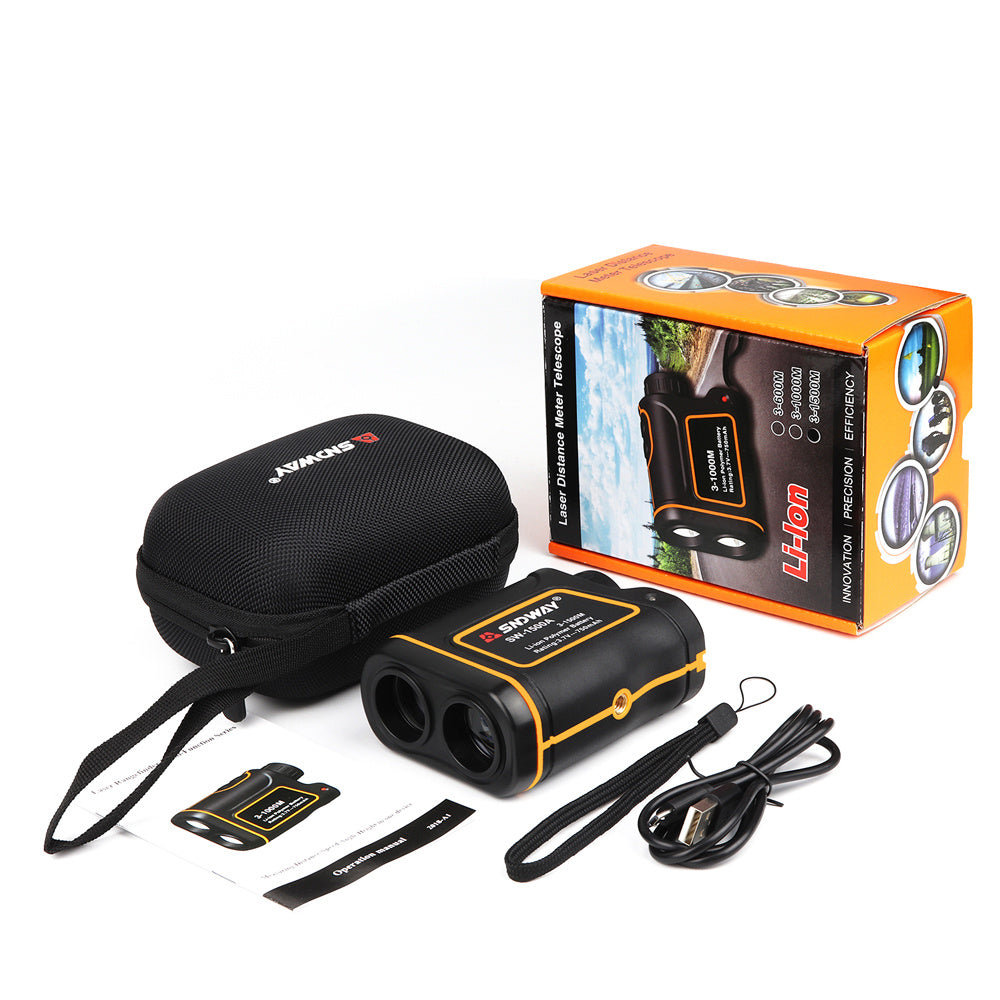 Handhållen avståndsmätare för utomhusgolf