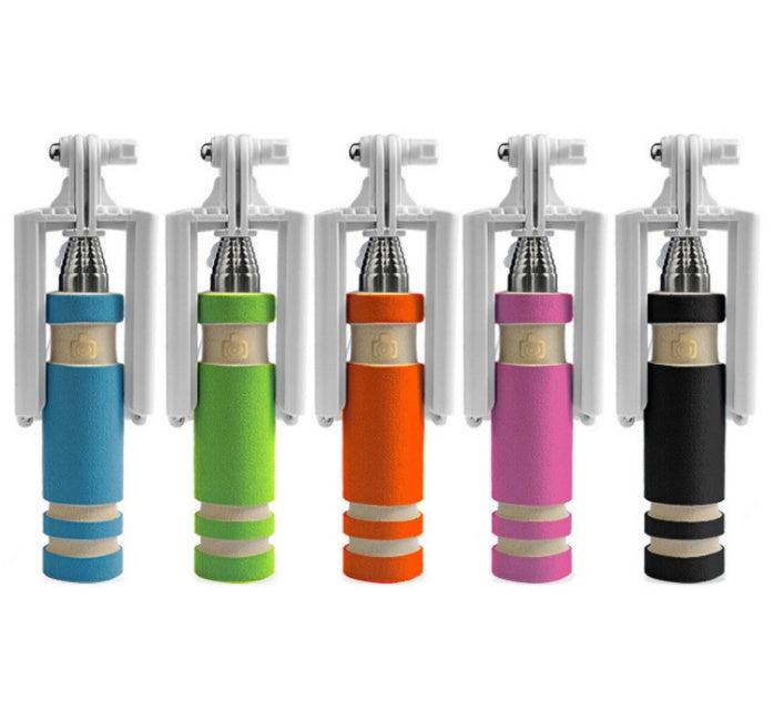 Cell phone folding selfie stick