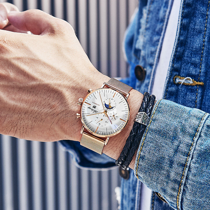 För dig som vill ha en robust, vattentät och mångsidig herrklocka