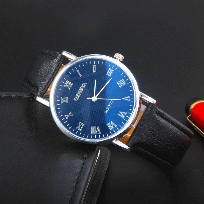 En stilren herrklocka med klassisk design och tunn profil