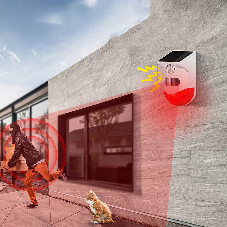 Människokroppens infraröda avkännande fjärrkontroll sollarm