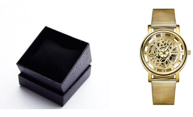 Presentförpackning för klocka och smycken – lyxig pappersbox