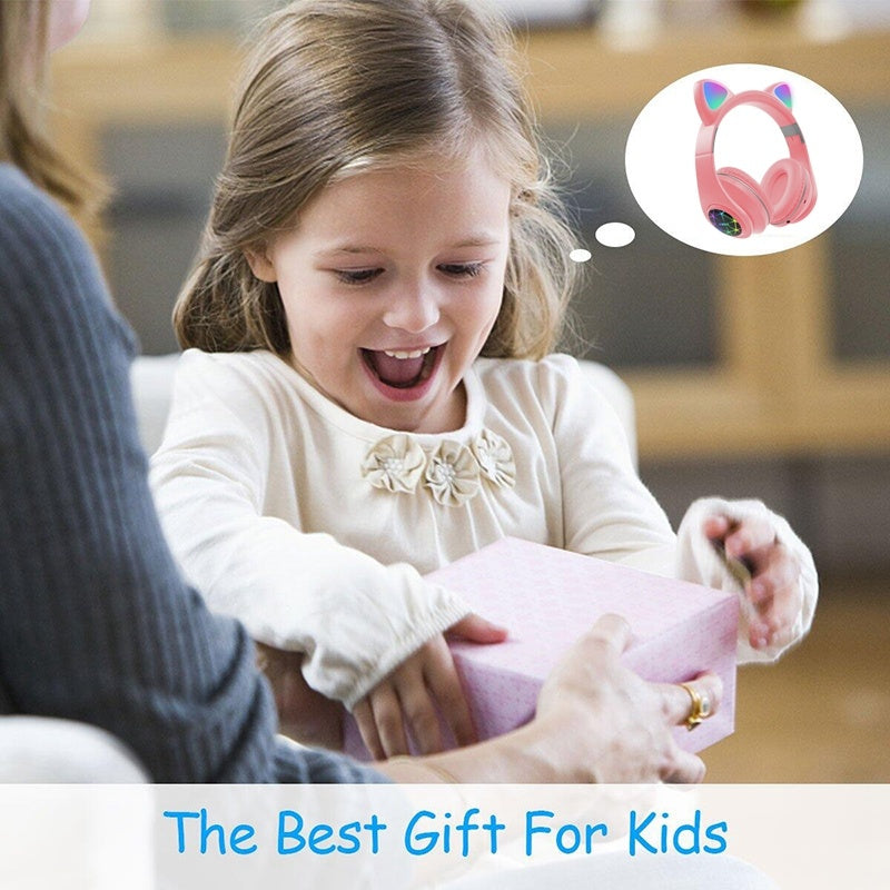 Trådlösa sportheadset med Bluetooth-funktion för kattöron