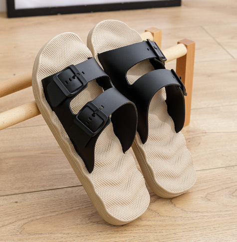 Zapatillas de plataforma antideslizantes y resistentes al desgaste para hombre