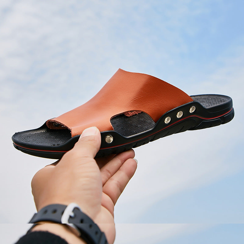 Sandalias de verano para hombre, chanclas de playa