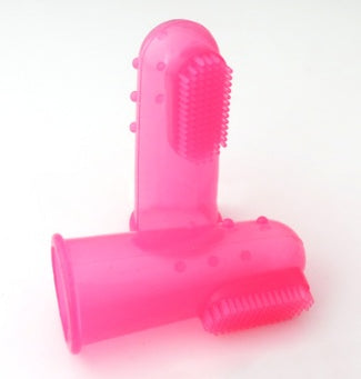 Husdjurstandborste i Silikon – Mjuk Fingertandborste för Hund och Katt