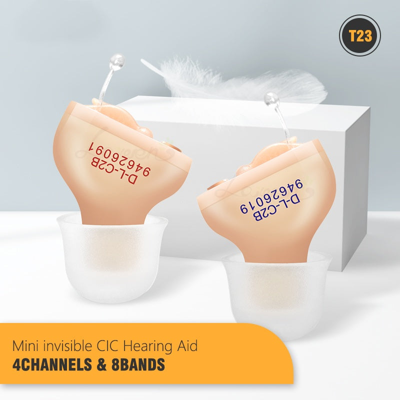 Mini osynlig CIC hörapparat T23