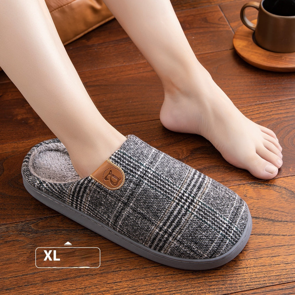 Chinelos de Algodão Masculinos Inverno Para Casa Internos