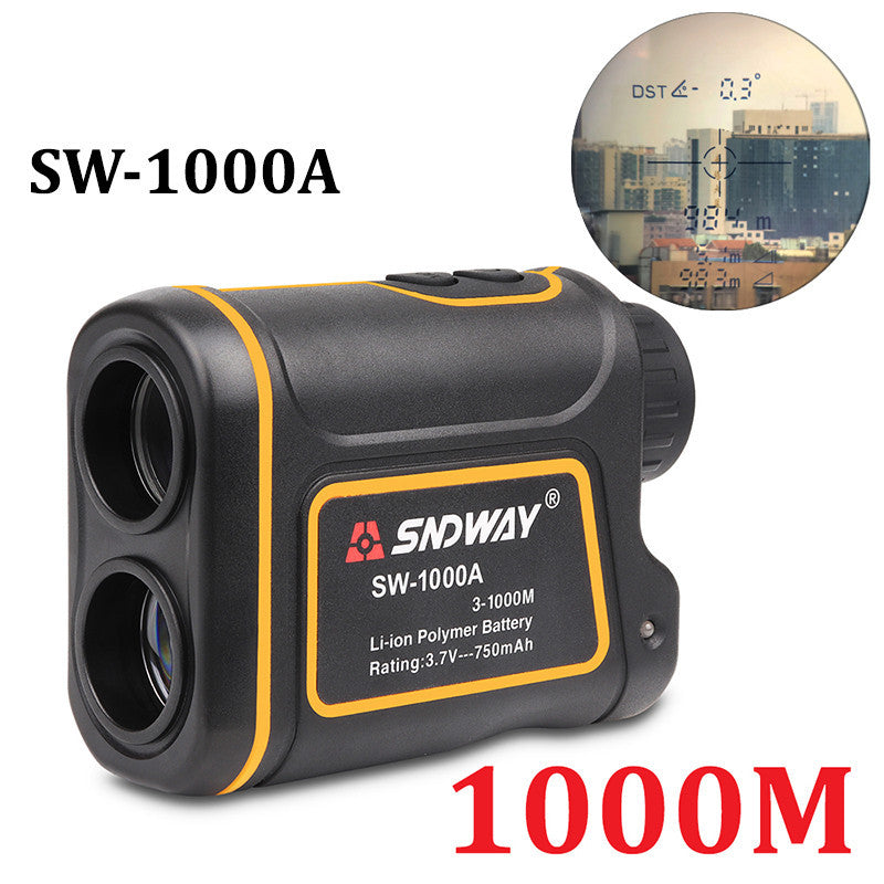 Handhållen avståndsmätare för utomhusgolf