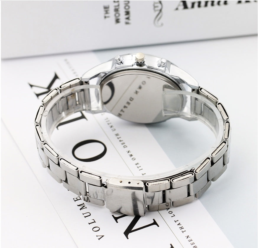 Blu-ray Gift-klocka med stålband