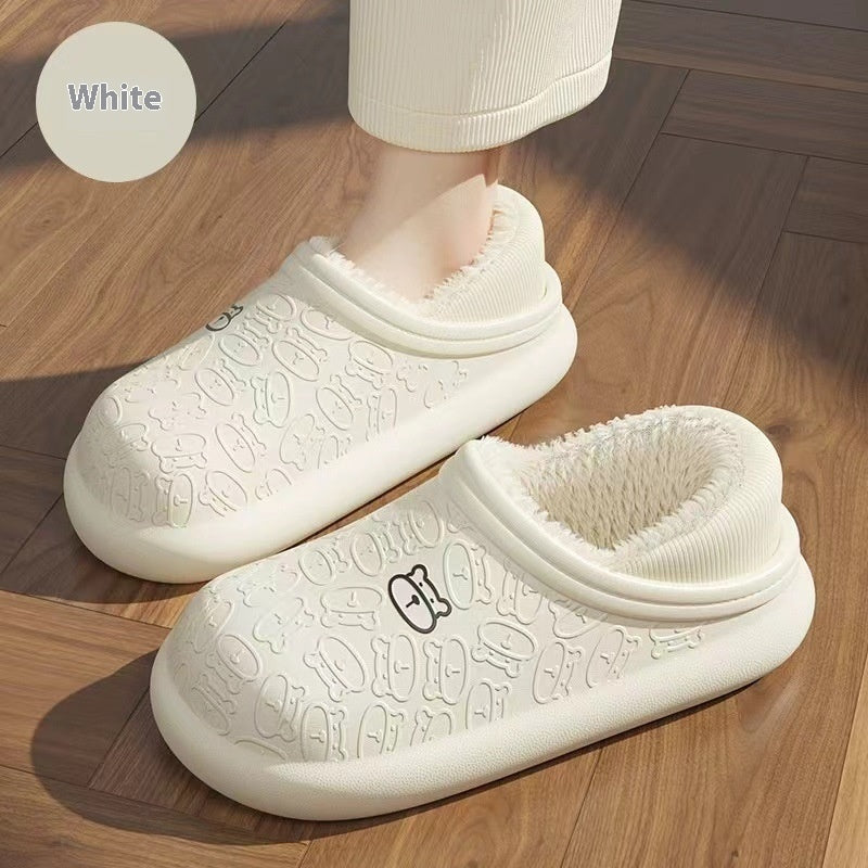 Pantuflas de Algodón para Mujer para Interior, Otoño e Invierno