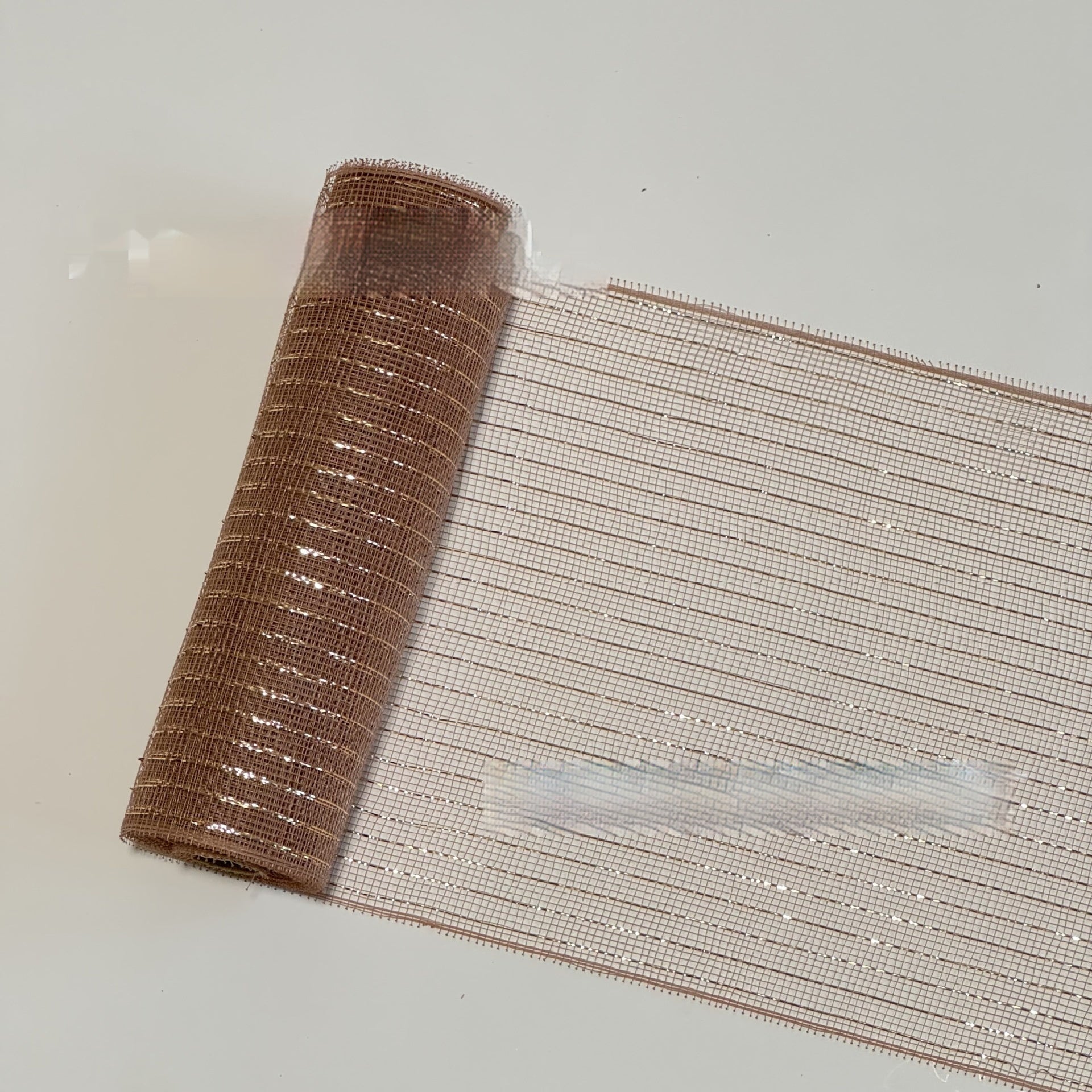 Julgransdekoration Sidenband Färgade band Julscenlayout Nät Rosett Hänge Garnremsa