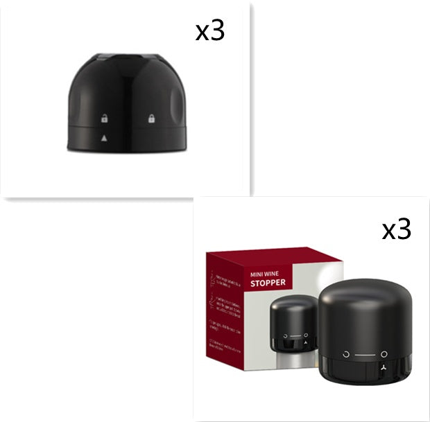 Tapón de silicona para botella de vino tinto al vacío, sellado al vacío, para mantener la frescura, herramientas de bar