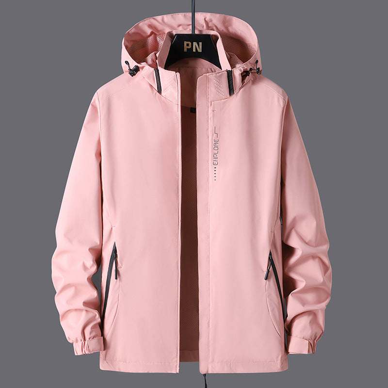 Chaqueta shell de moda para hombre y mujer