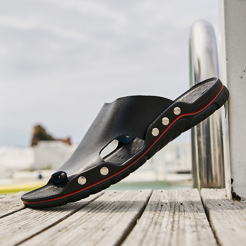 Sandalias de verano para hombre, chanclas de playa