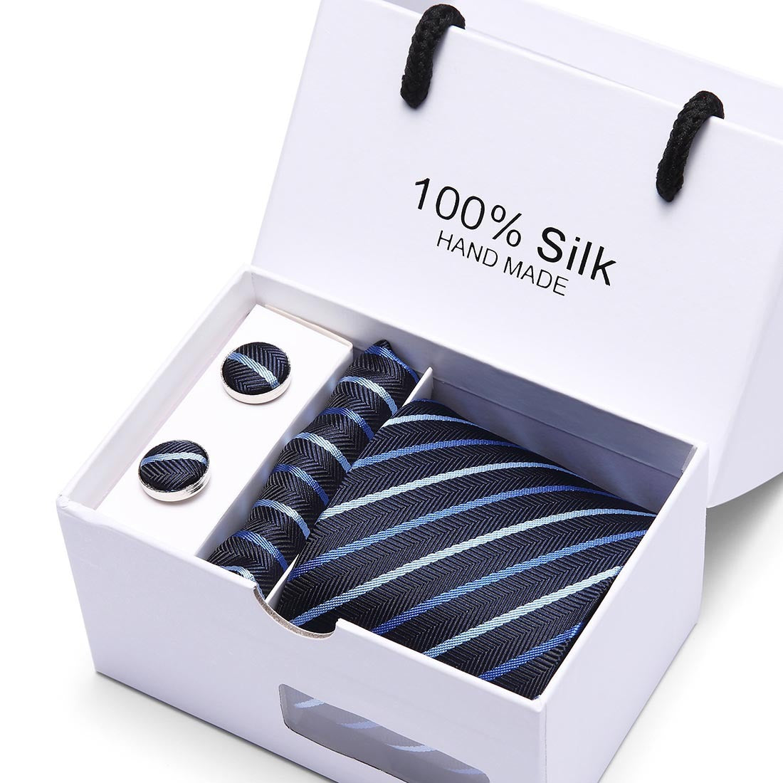 Men's gift box 5-piece suit business formal wedding tie