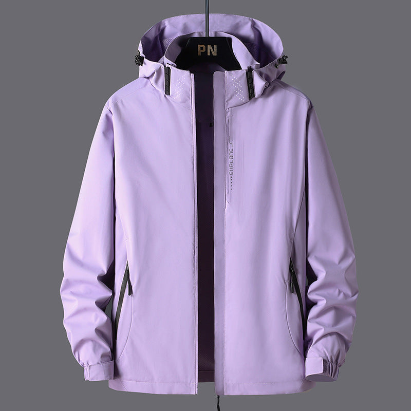 Chaqueta shell de moda para hombre y mujer