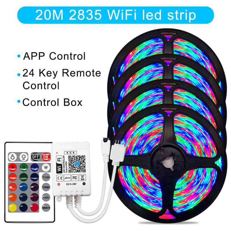 2835 5050 RGB-ljusremsa Smart WiFi LED