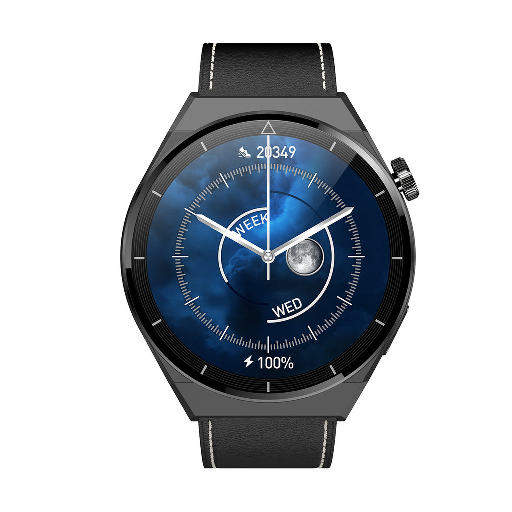 GT3max smartklocka med 1,5-tums HD-skärm, Bluetooth-samtal och flera hälso- och aktivitetsfunktioner.