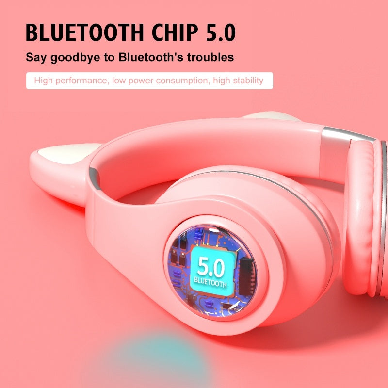 Trådlösa sportheadset med Bluetooth-funktion för kattöron