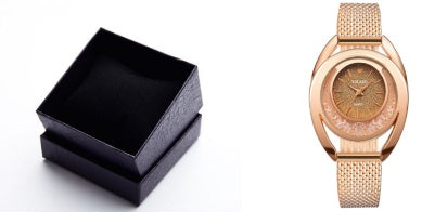 Presentförpackning för klocka och smycken – lyxig pappersbox