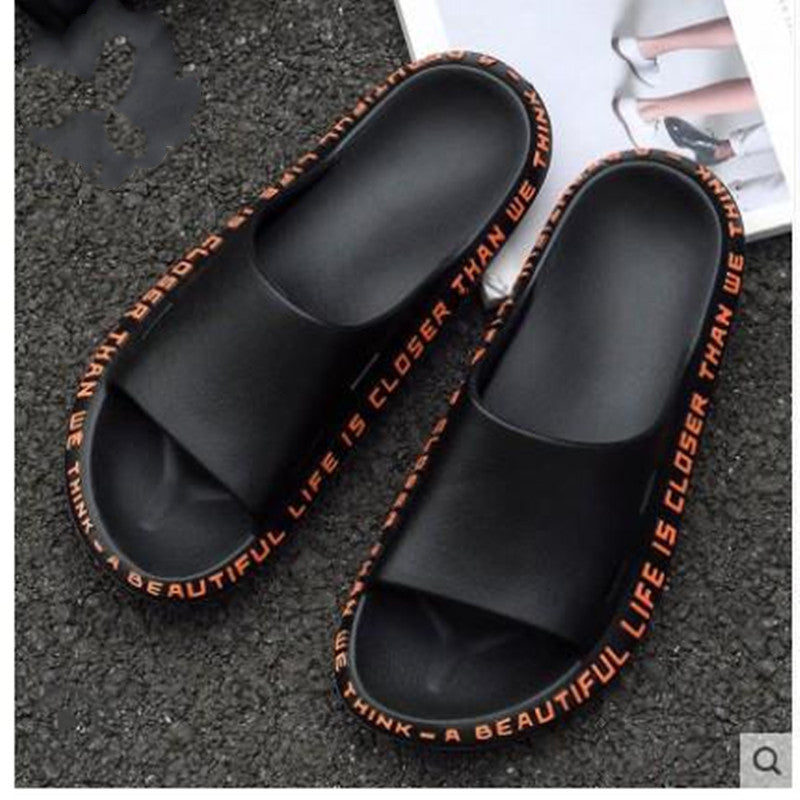 Rutschfeste Herren-Badeslipper