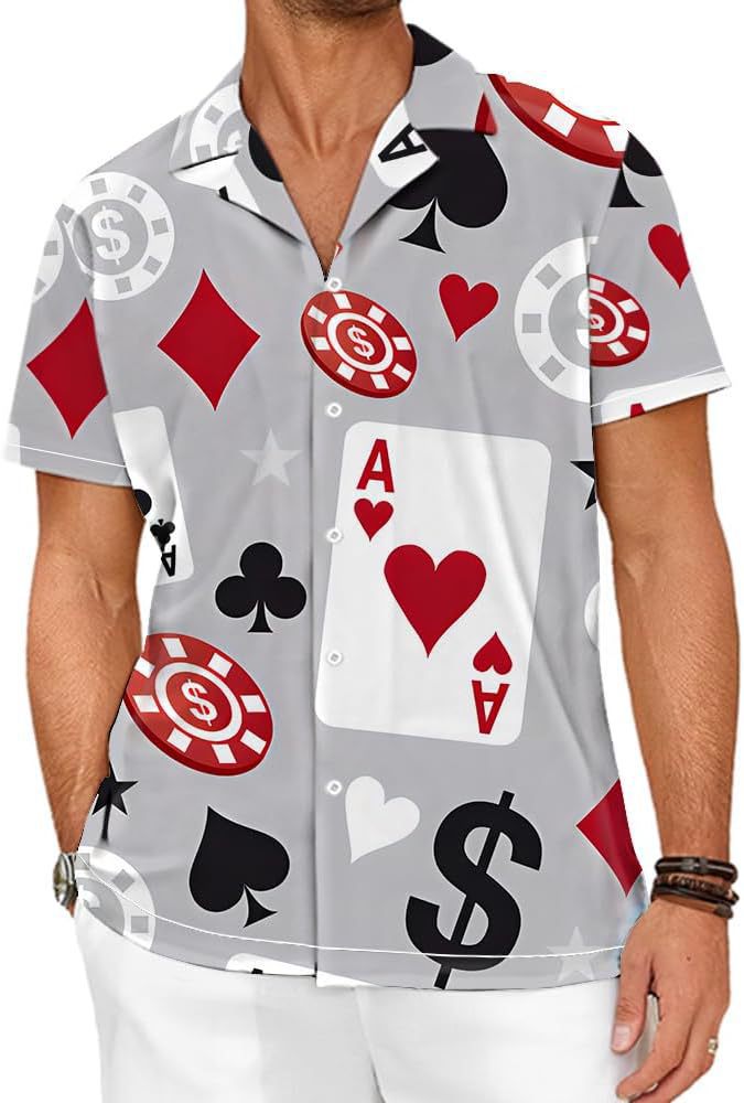 Camisa casual de manga corta para hombre, combinable con todo