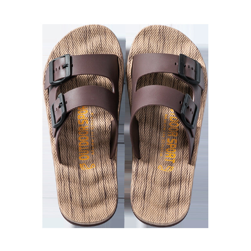 Zapatillas de plataforma antideslizantes y resistentes al desgaste para hombre