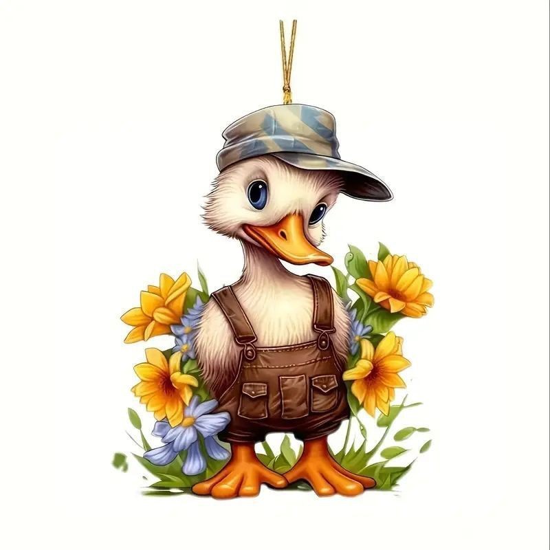 Jul Julgransdekoration Akryl Platta Hängande Dekorationer