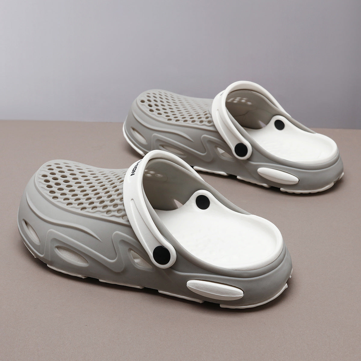 Chanclas de playa transpirables, antideslizantes y de punta cerrada para hombre