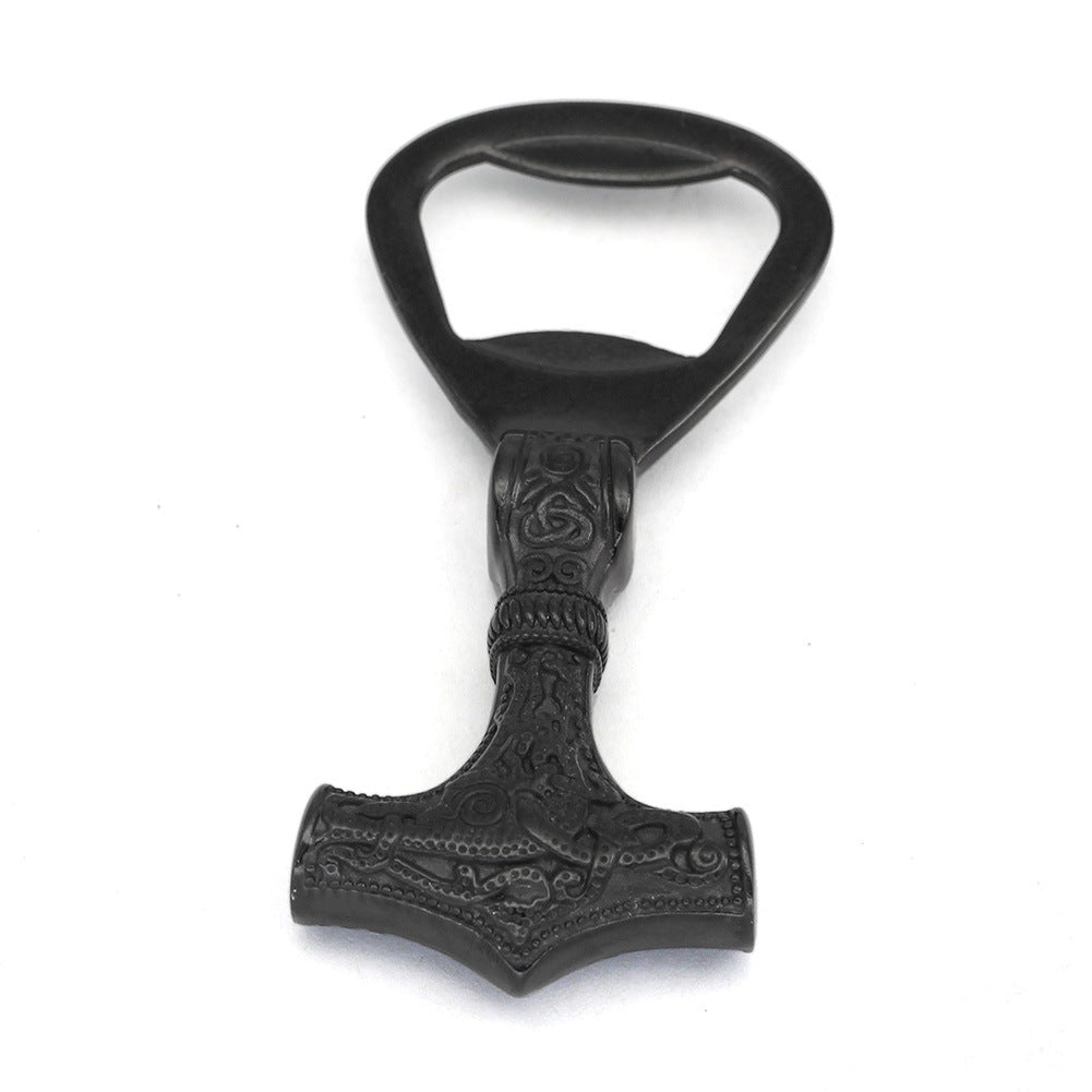 Sacacorchos doméstico de acero inoxidable Totem para cerveza