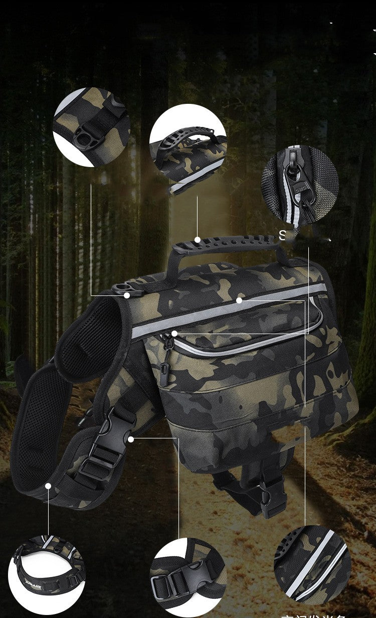 Justerbar hundsele i Oxford-tyg – säker och bekväm