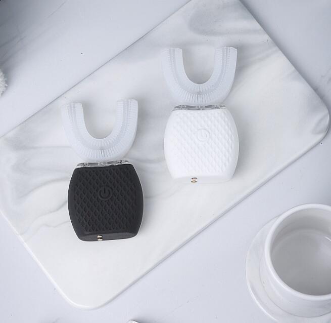 Smart elektrisk tandborste USB-laddningsbar U-formad tand