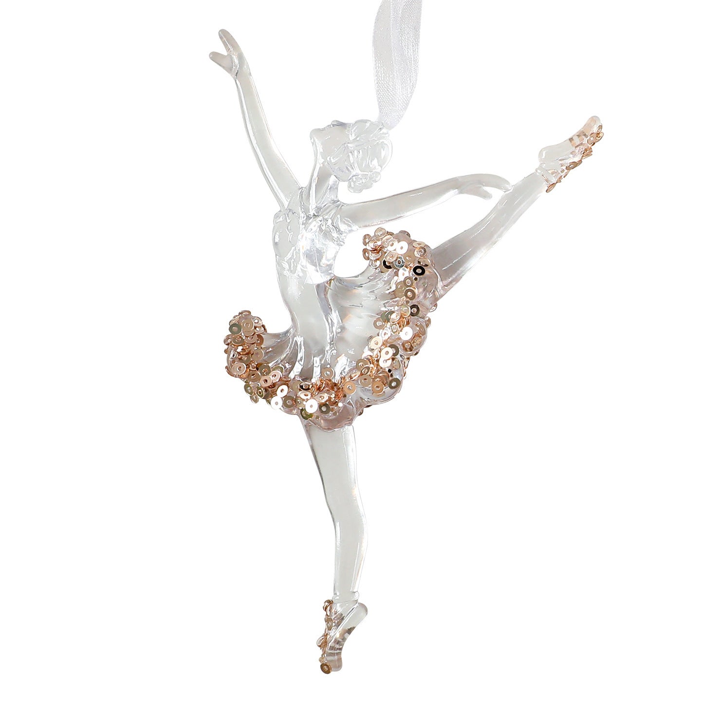 Juldekoration – Paljettbehängt Akrylhänge för Gran, Paket och Inredning