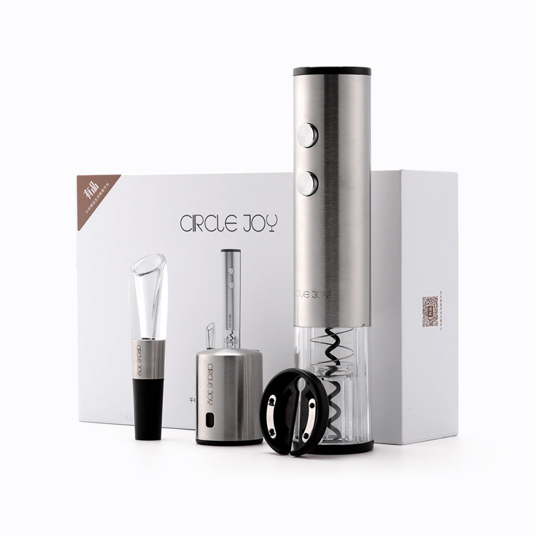 Elektrisk korkskruv vinflasköppnare rostfritt stål