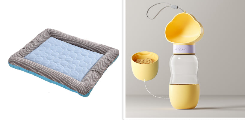 Denna svalkande kudde för husdjur är tillverkad av högteknologiskt kylande tyg 