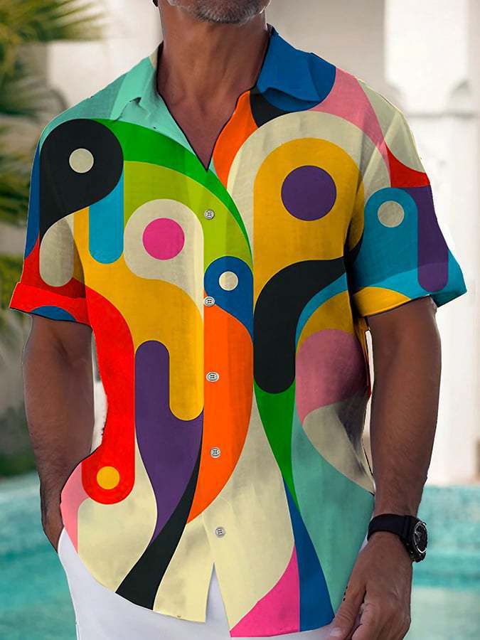Camisa estampada para hombre