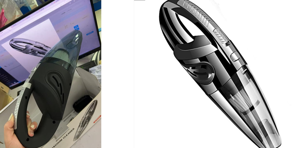 Bärbar uppladdningsbar dammsugare