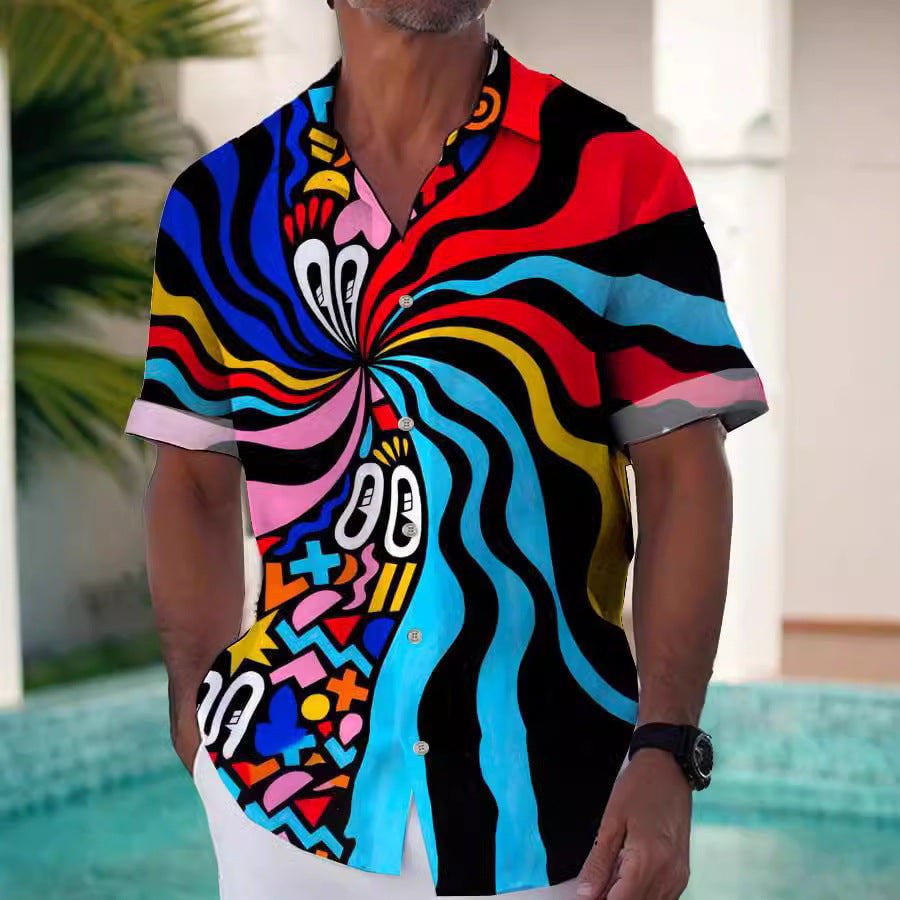 Camisa estampada para hombre