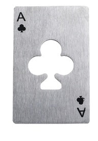 Beer Opener Creative Stainless Steel  Of Spades Playing Card