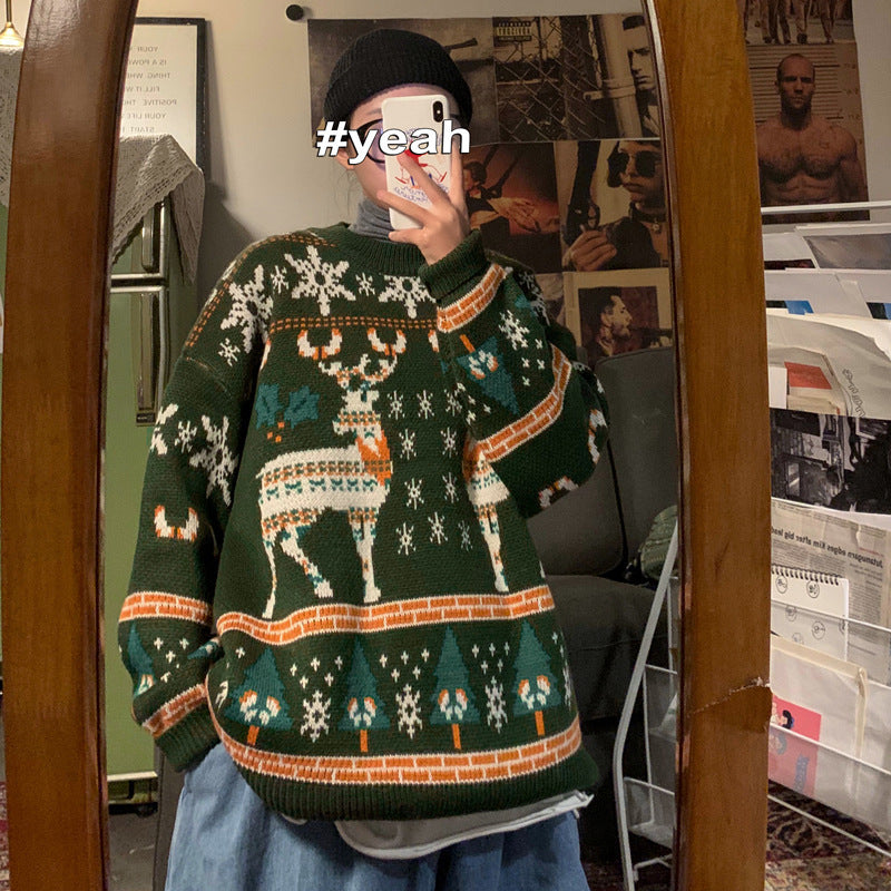 Jultröja för män i lös passform – pullover