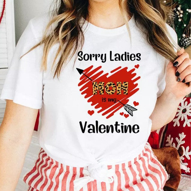 Letter Print Short Sleeve T-shirt Women