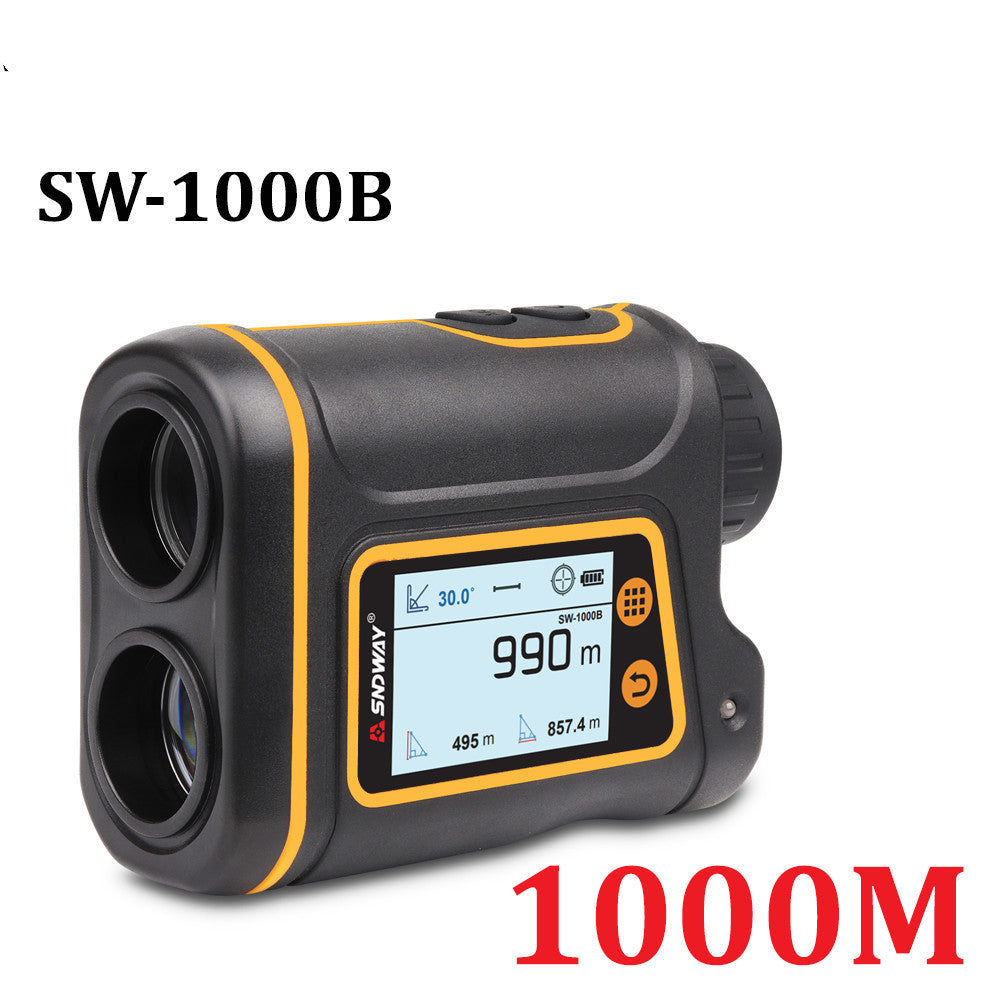 Handhållen avståndsmätare för utomhusgolf