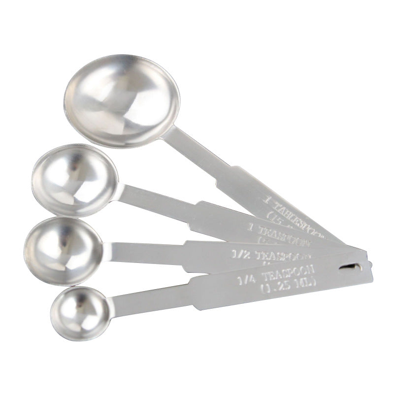 Cucharas medidoras de condimentos de cocina de acero inoxidable