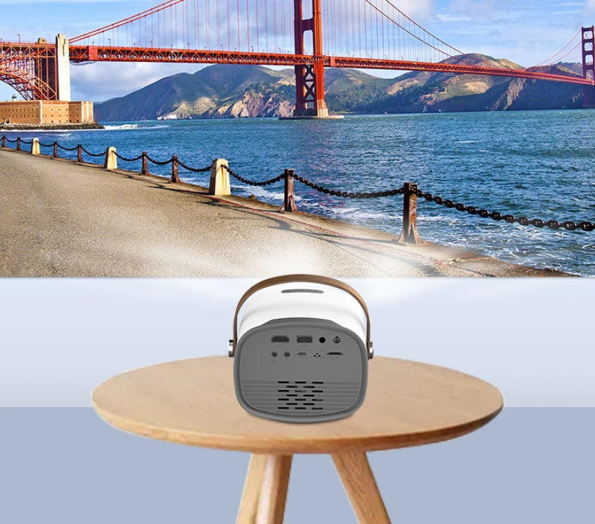 Hem Mobiltelefon Projektor LED Bärbar Miniatyr