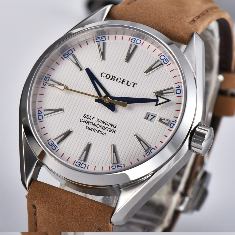 En elegant automatisk mekanisk herrklocka